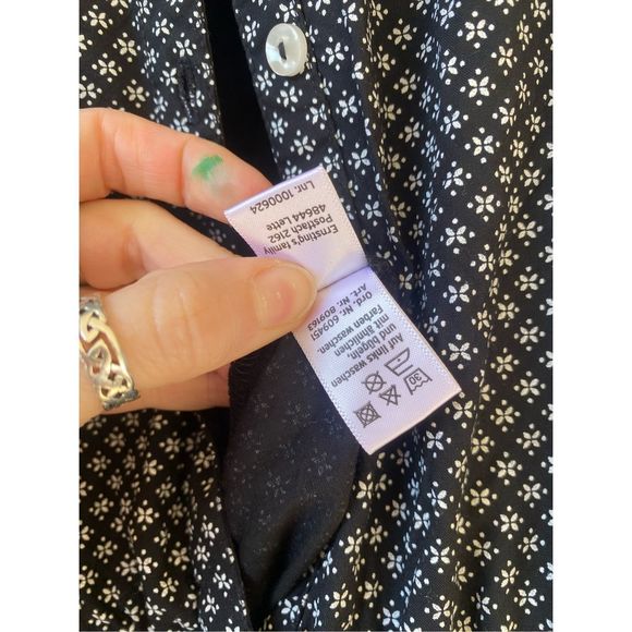 Gina Collective Black White Italian Sleeveless Jumpsuit, Size EU 42 US Large - Picture 9 of 13